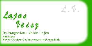 lajos veisz business card